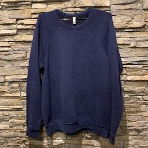 Bella+Canvas fleece raglan crewneck sweater